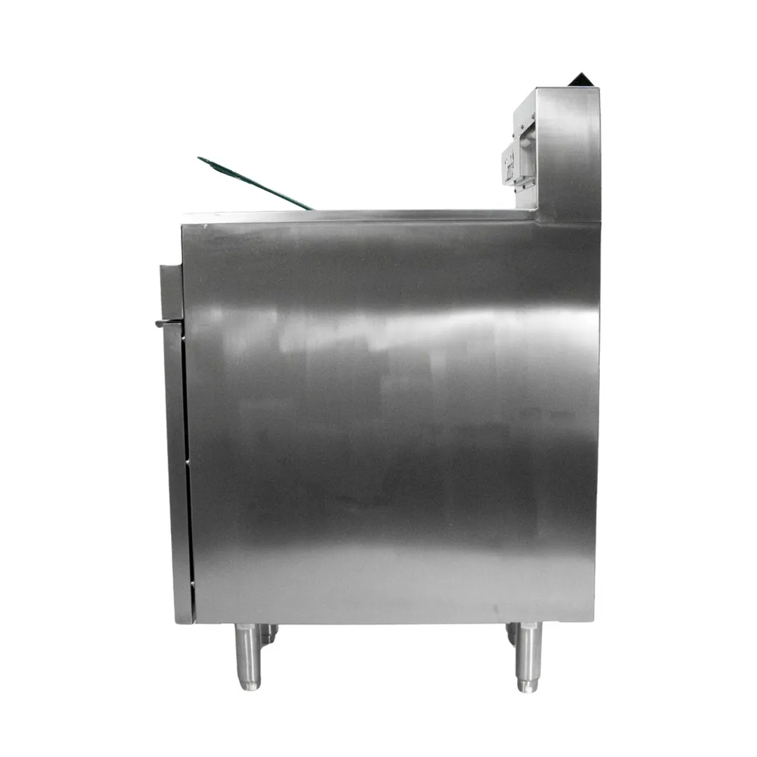 Concasse EFREF2X20 34" Floor Model Gas Deep Fryer, Full Pot, NG/LP, 25 Ibs Fat Capacity, 105.000 BTU