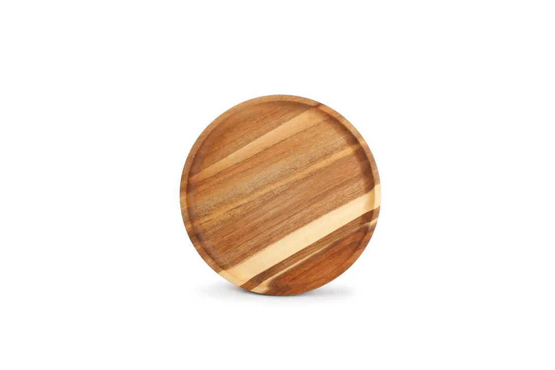 Wood&Food 5314559 Round Serving Board, 7.9" Diameter Acacia Wood, Santo Finish - 1/Each