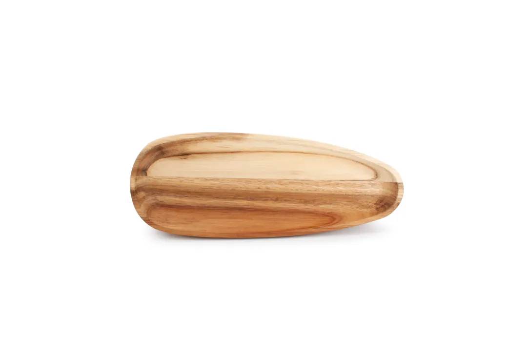 Wood&Food 5315041 Serving Board - Oblong Acacia Wood Tray 7" Short Side, 7.9" Length, No Handle