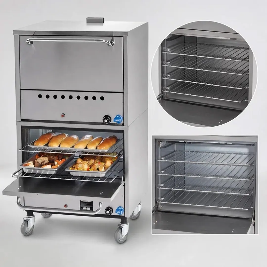 Comstock-Castle 2B19N Restaurant Type Double-Deck Gas Oven w/ 2 Standard Ovens, 50,000 BTU