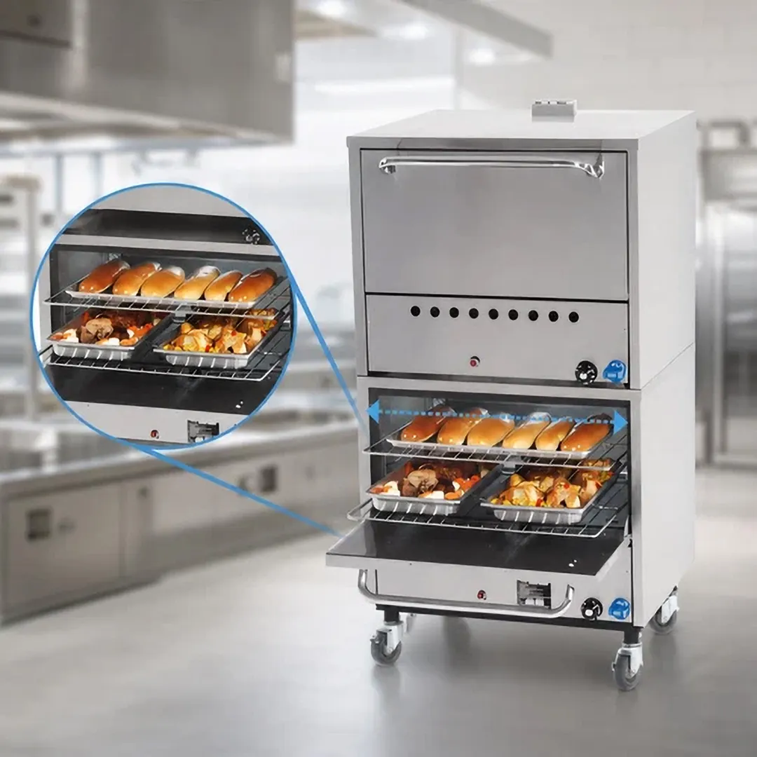Comstock-Castle 2B31N Restaurant Type Double-Deck Gas Oven w/ 2 Standard Ovens, 2 Racks/Deck