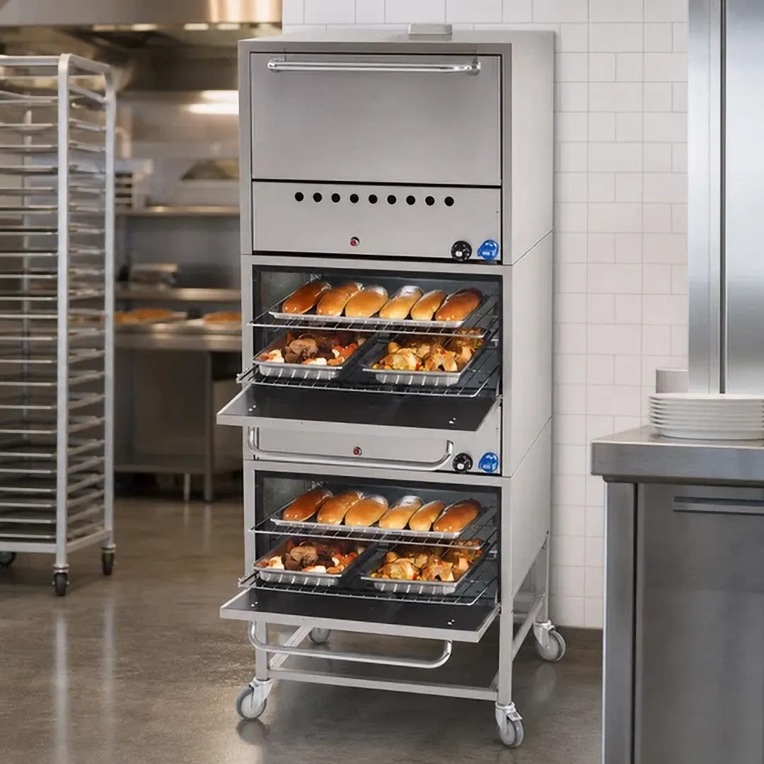 Comstock-Castle 2B31N Restaurant Type Double-Deck Gas Oven w/ 2 Standard Ovens, 2 Racks/Deck