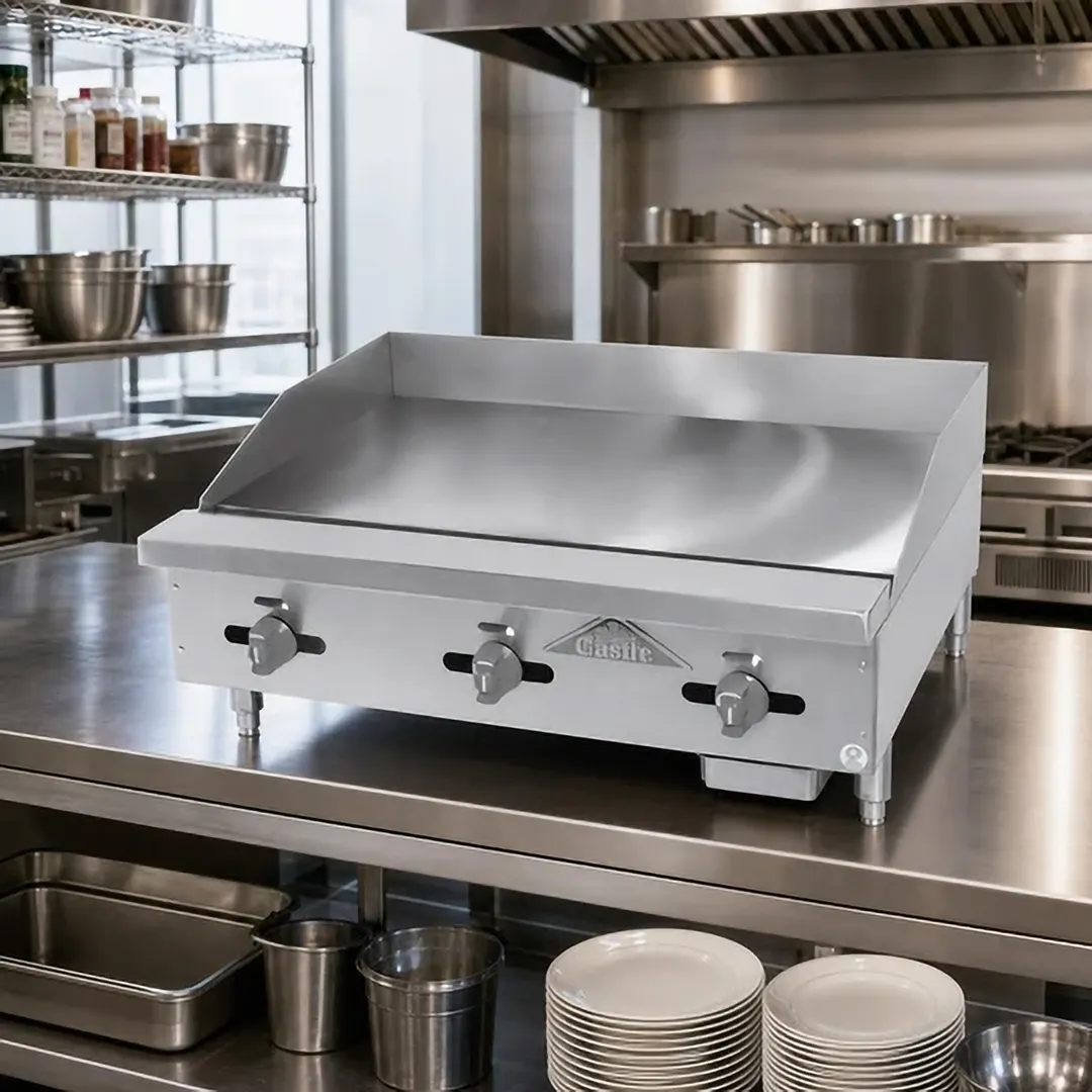 Comstock-Castle 3860MG 60" Countertop Gas Griddle with Manual Controls, 3/4" Steel Plate, 150.000 BTU
