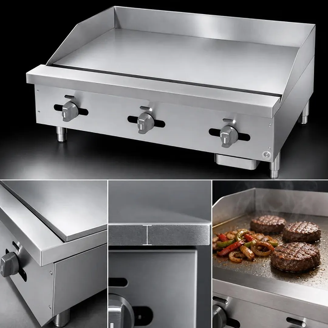 Comstock-Castle 3860MG 60" Countertop Gas Griddle with Manual Controls, 3/4" Steel Plate, 150.000 BTU