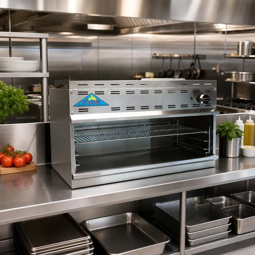 Comstock-Castle CCCM-24 24" Gas Cheesemelter, (1) Infrared Burner with Manual Control - 20,000 BTU