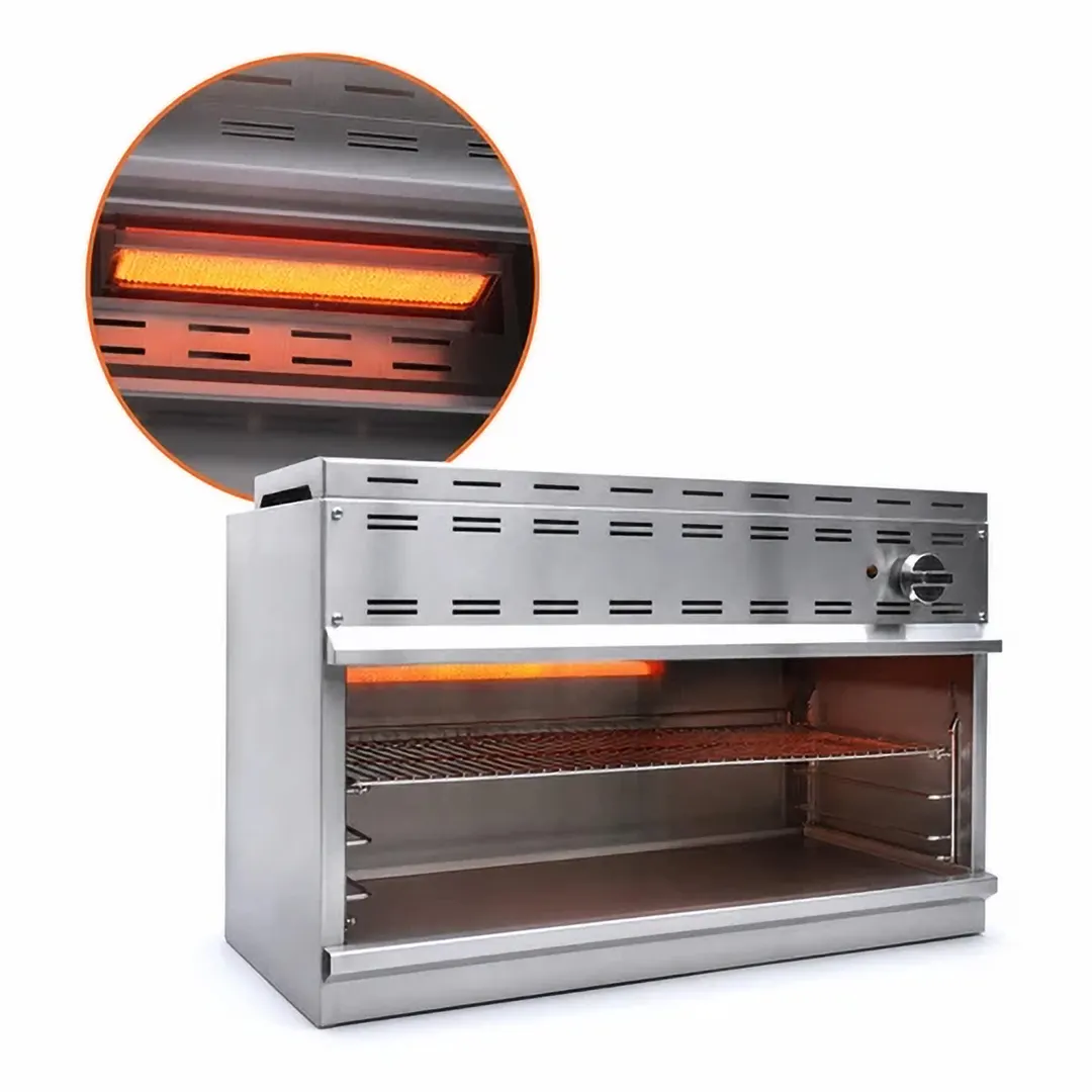 Comstock-Castle CCCM-24 24" Gas Cheesemelter, (1) Infrared Burner with Manual Control - 20,000 BTU