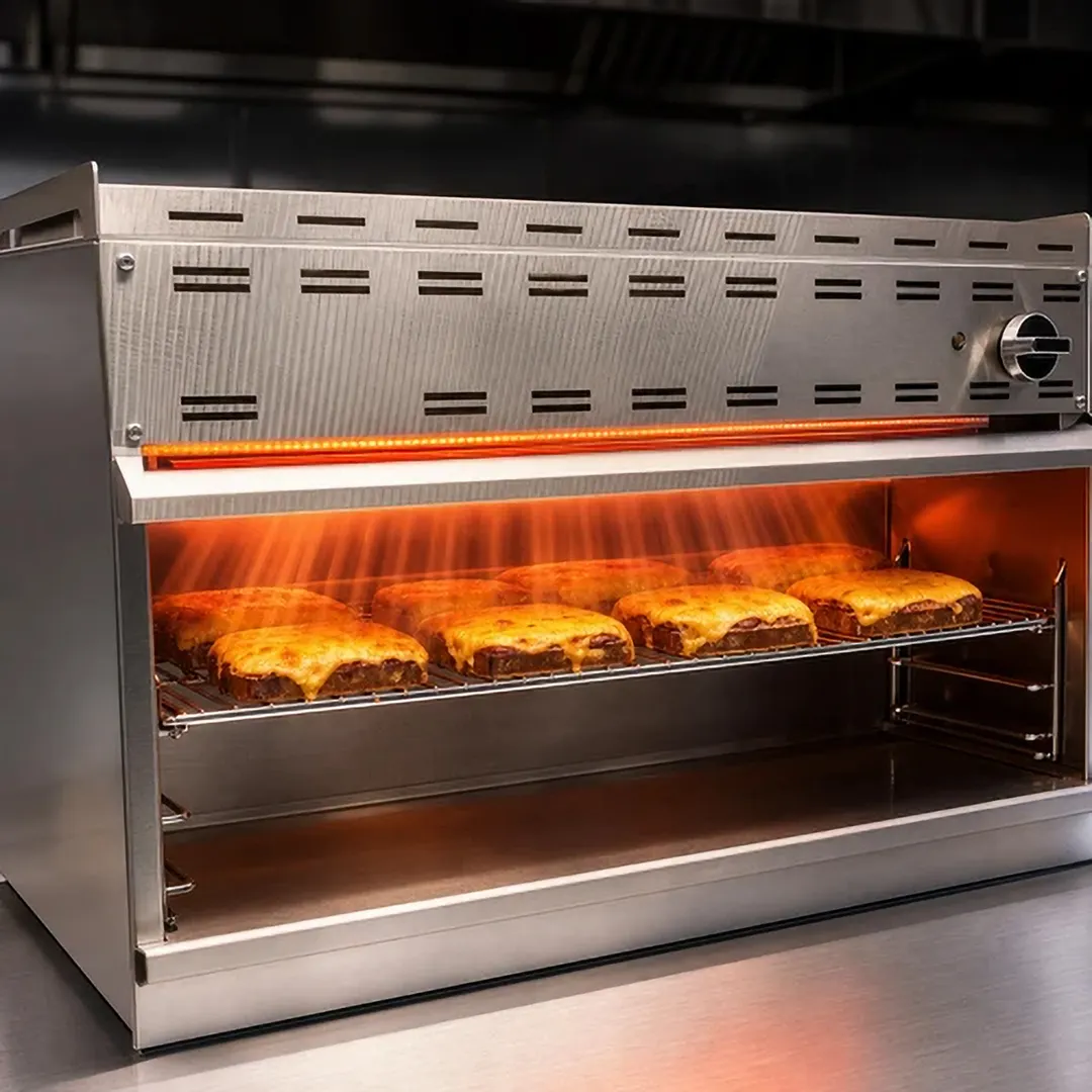 Comstock-Castle CCCM-36 36" Gas Cheesemelter, (1) Infrared Burner with Manual Control - 30,000 BTU