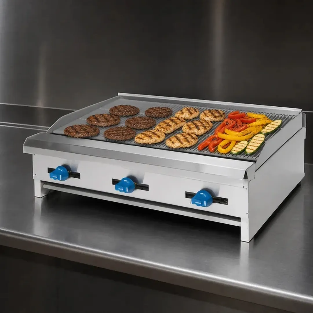 Comstock-Castle ERB30 30" Countertop Gas Radiant Charbroiler w/ (4) Burners, 72.000 BTU