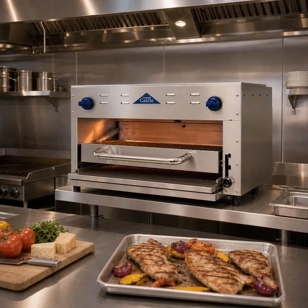 Comstock-Castle F36SAL 36" Infrared Gas Salamander Broiler, Stainless Steel Finish / 36,000 BTU
