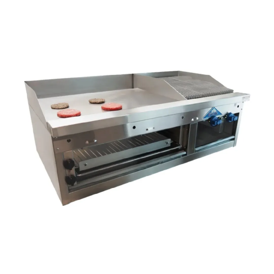 Comstock-Castle FHP48-1.5RB-30B 48" Countertop Gas Griddle/Chesmelter Broiler Combos, 97.000 BTU
