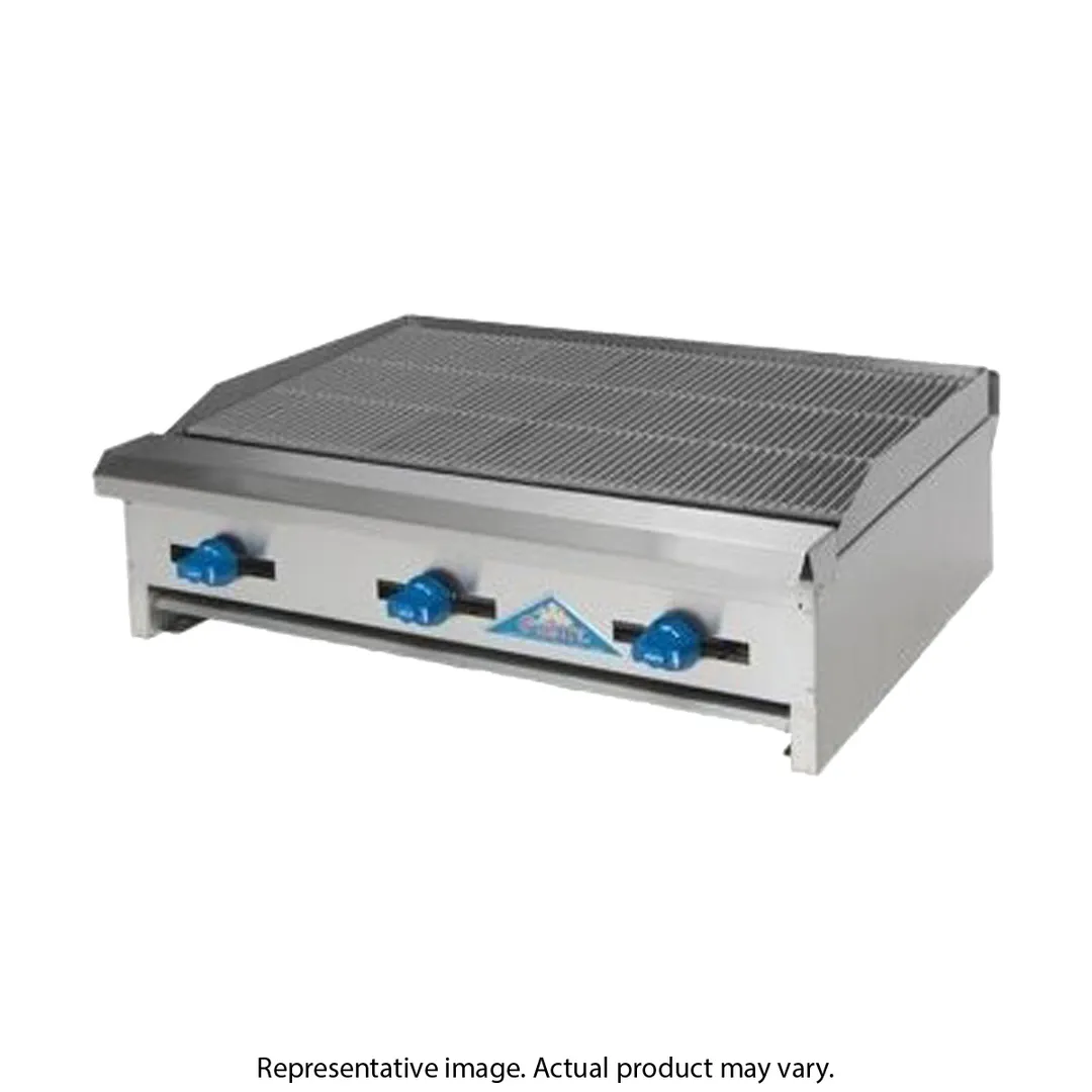 Comstock-Castle FHP60-5RB 60" Countertop Gas Radiant Charbroiler w/ (5) Burners, 125.000 BTU