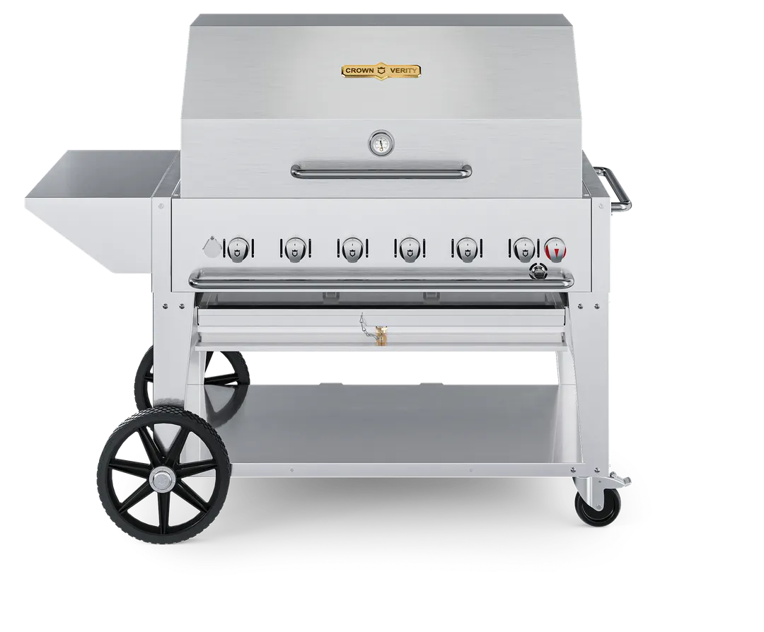 Crown Verity CV-MCB-42-SI 50/100-PKG Outdoor Grill Gas Charbroiler