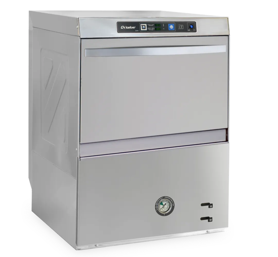 Eurodib DSP4EKDPS Lamber Undercounter Dishwasher, High Temperature, 4 Wash Cycles