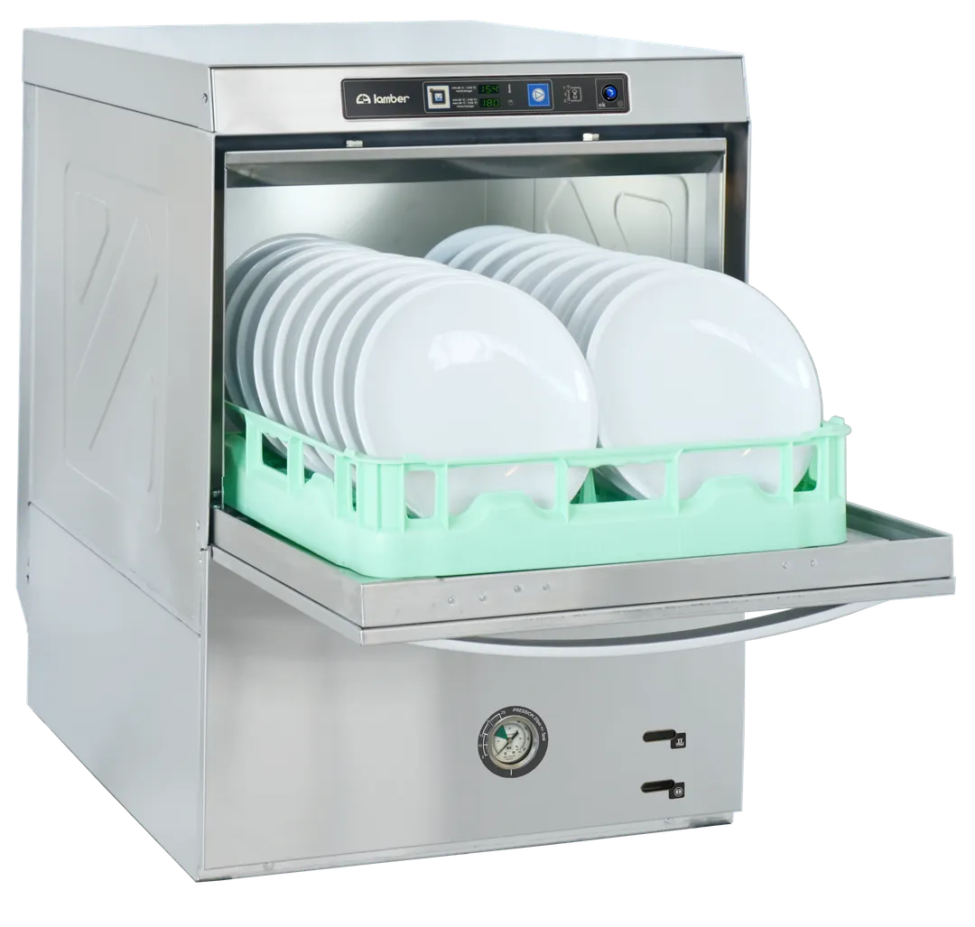 Eurodib DSP4EKDPS Lamber Undercounter Dishwasher, High Temperature, 4 Wash Cycles