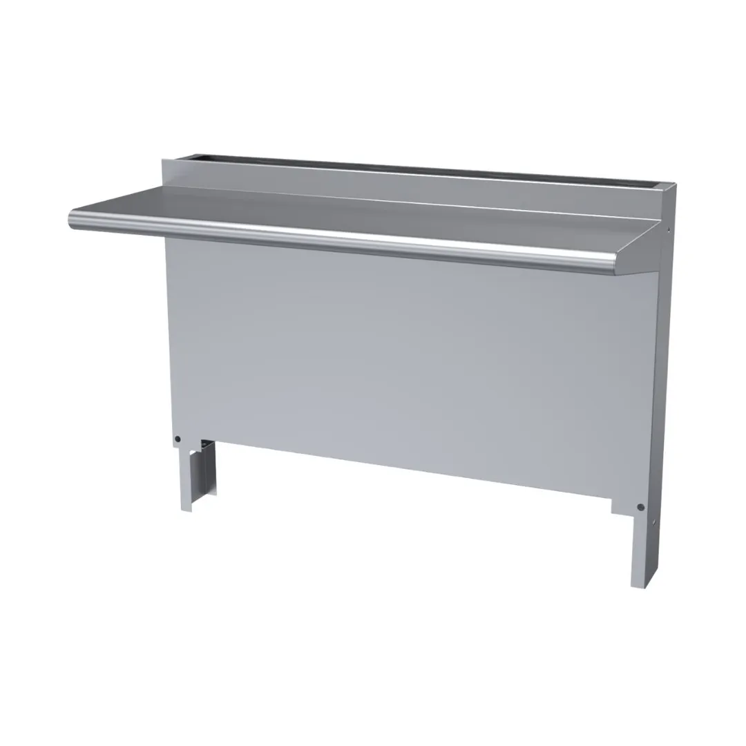 Garland US Range CCHS-36 Cuisine Backguard/Flue Riser, with Single High Shelf