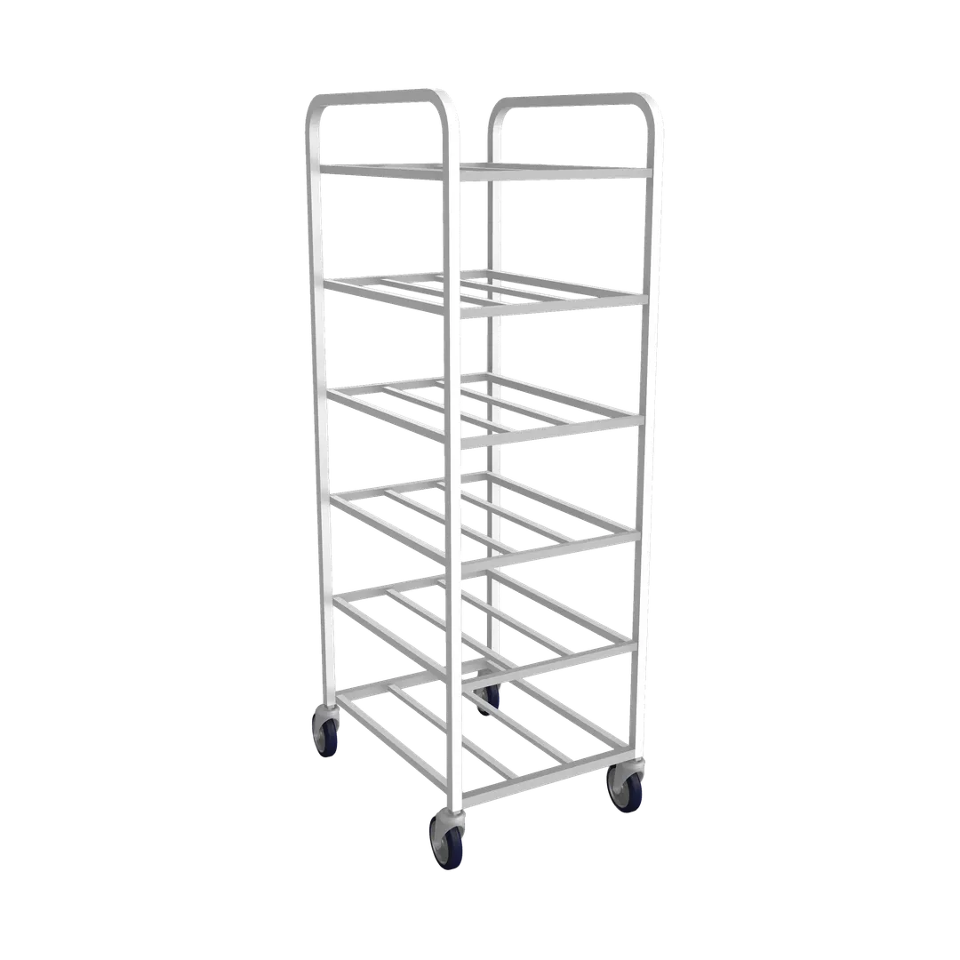 Winholt UNAL-6 Universal Cart w/ (6) Shelves On 7" Centers - 27"W x 21"D x 67"H