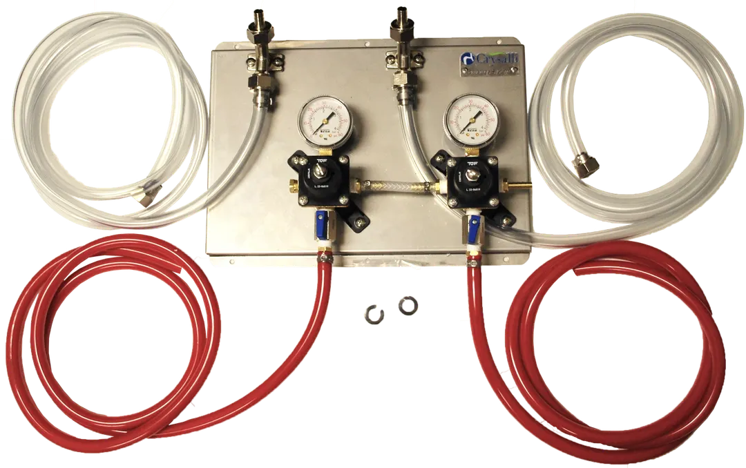 Crysalli 700112-R-WB ICI Arctic Chill Beer Regulator & Wall Bracket Panel