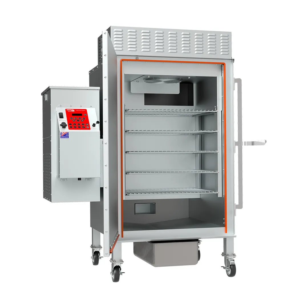 Cookshack FEC120 Floor Model Electric Smoker Oven w/ Wood Pellets, 1 Compartment / (5) Racks - 120V