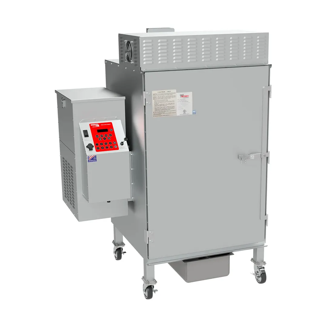 Cookshack FEC120 Floor Model Electric Smoker Oven w/ Wood Pellets, 1 Compartment / (5) Racks - 120V