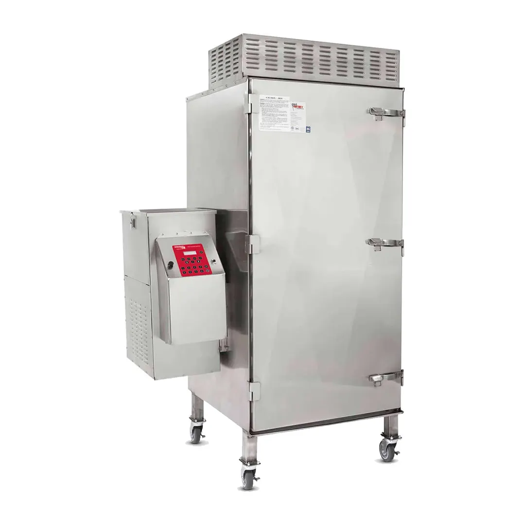 Cookshack FEC240 Floor Model Electric Smoker Oven w/ Wood Pellets, 1 Compartment / (8) Racks - 120V
