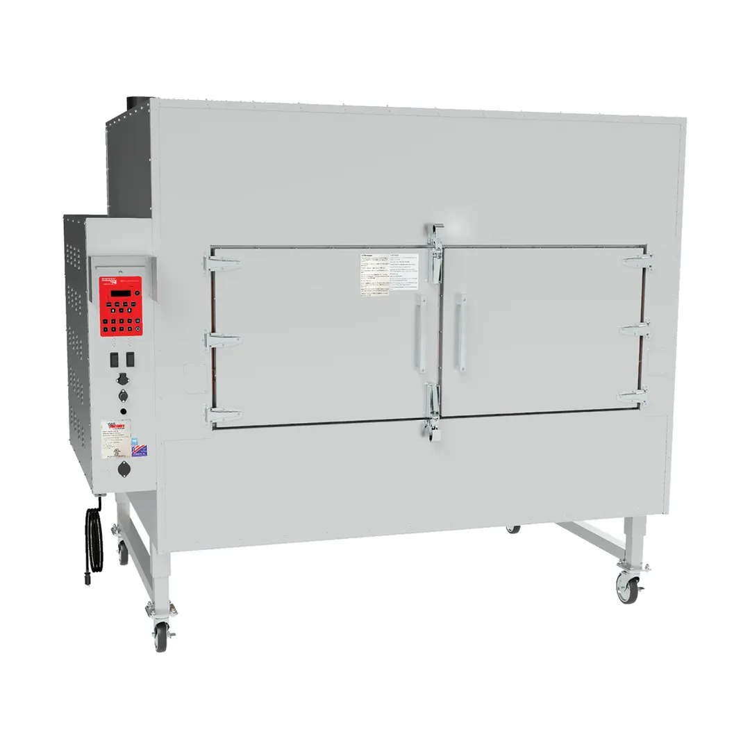 Cookshack FEC750SS Floor Model Electric Smoker Oven w/ Wood Pellets, (1) Comp. / (15) Racks - 1800W