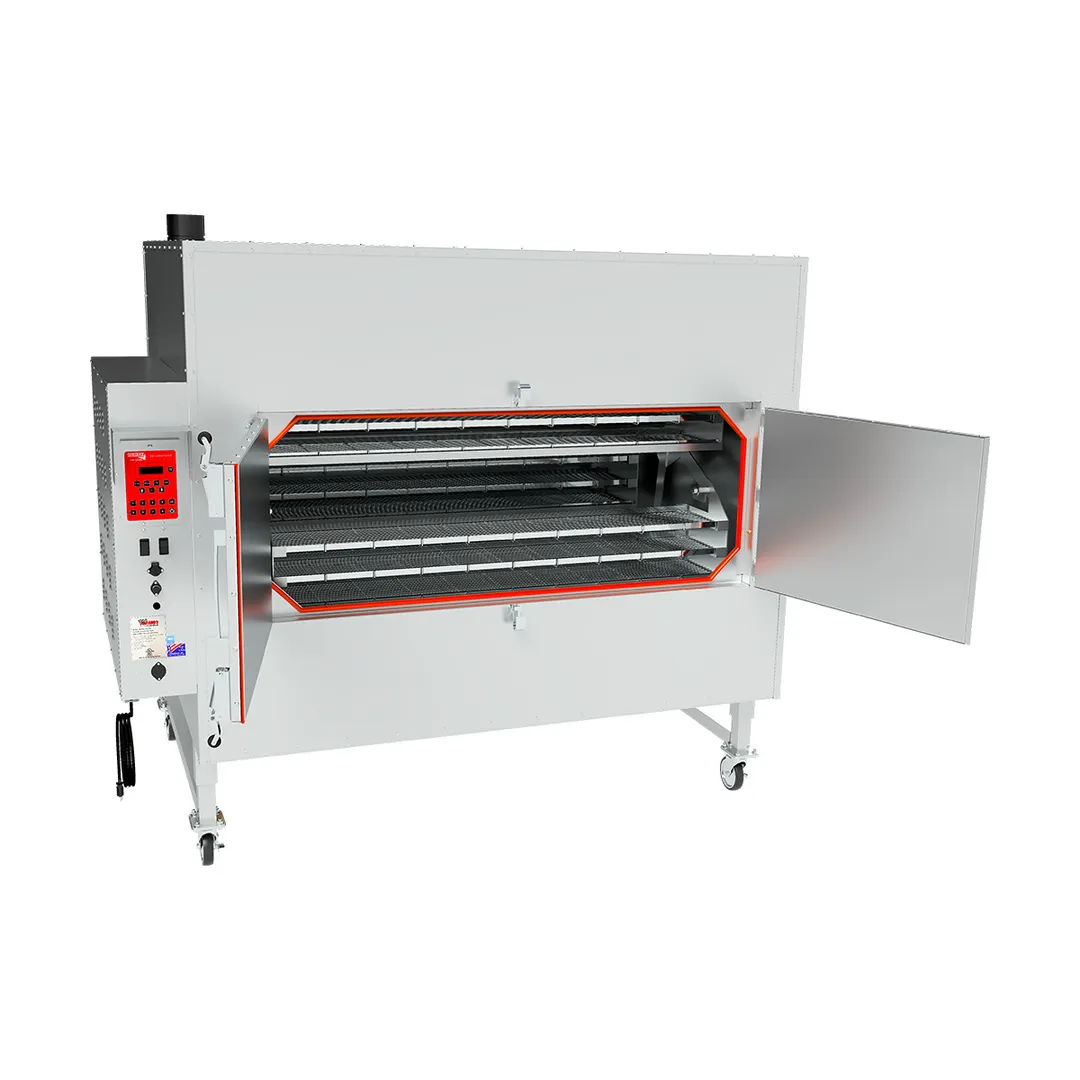 Cookshack FEC750SS Floor Model Electric Smoker Oven w/ Wood Pellets, (1) Comp. / (15) Racks - 1800W