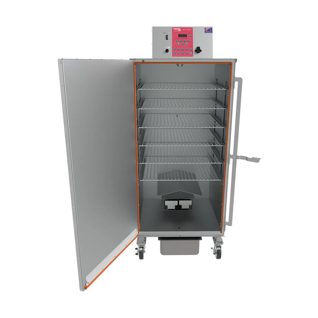 Cookshack SM260 Floor Model Electric Smoker Oven w/ Wood Chunks, (1) Comp. / (6) Racks - 208/240V