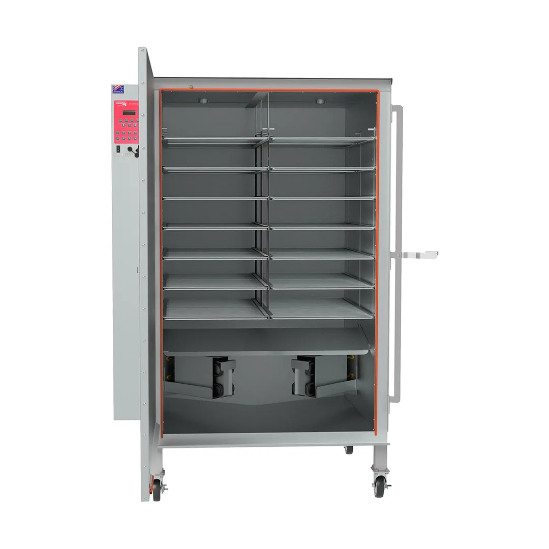 Cookshack SM360 Floor Model Electric Smoker Oven w/ Wood Chunks, (1) Comp. / (28) Racks - 208/240V