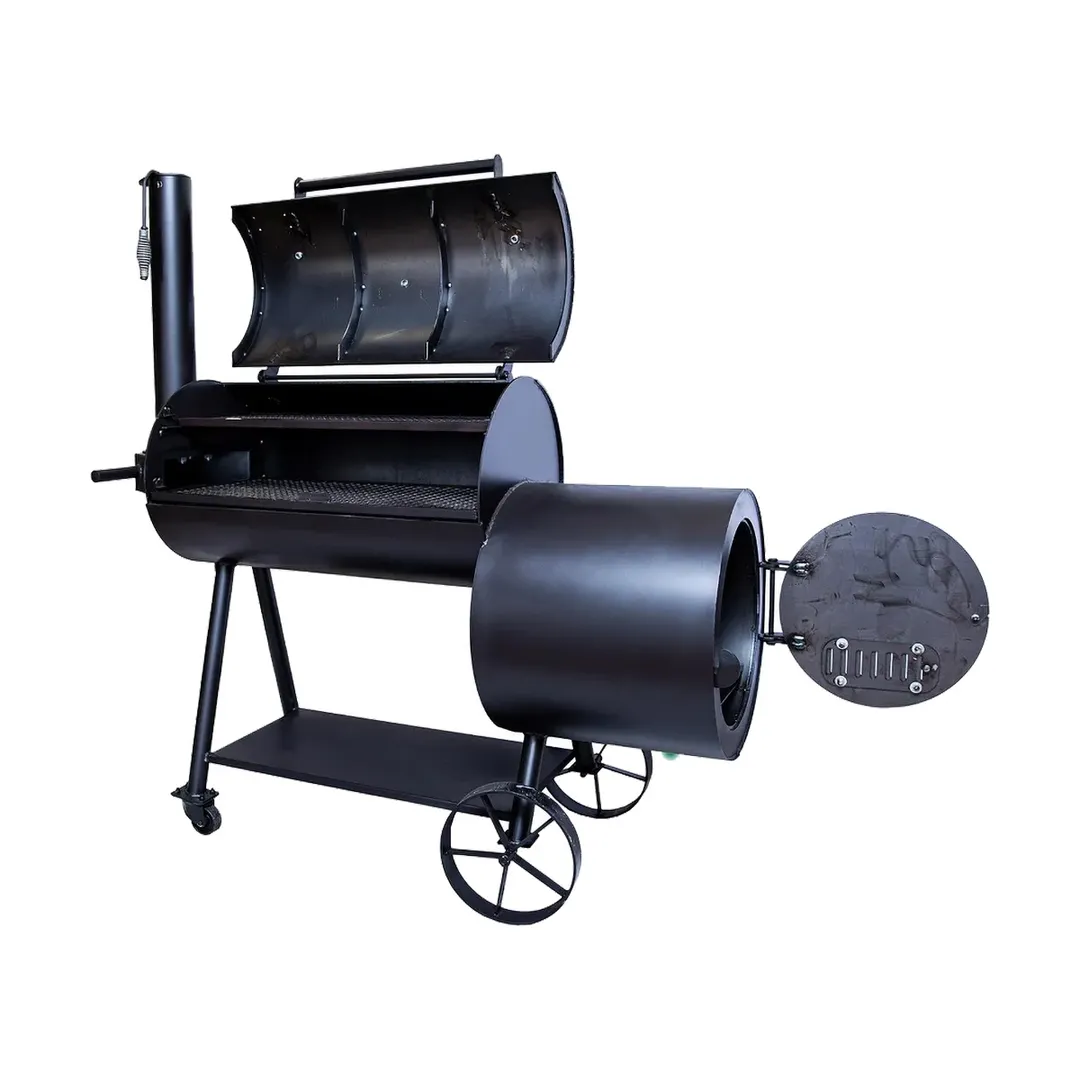 Old Country BBQ Pits GENERATION 2 Free Standing Smoker Oven with Wood or Charcoal, (2) Racks