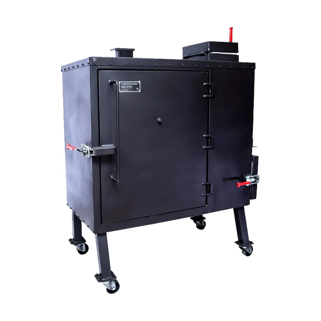 Old Country BBQ Pits GRAVITY FED Free Standing Full Height Smoker Oven, (1) Compartment / (3) Racks