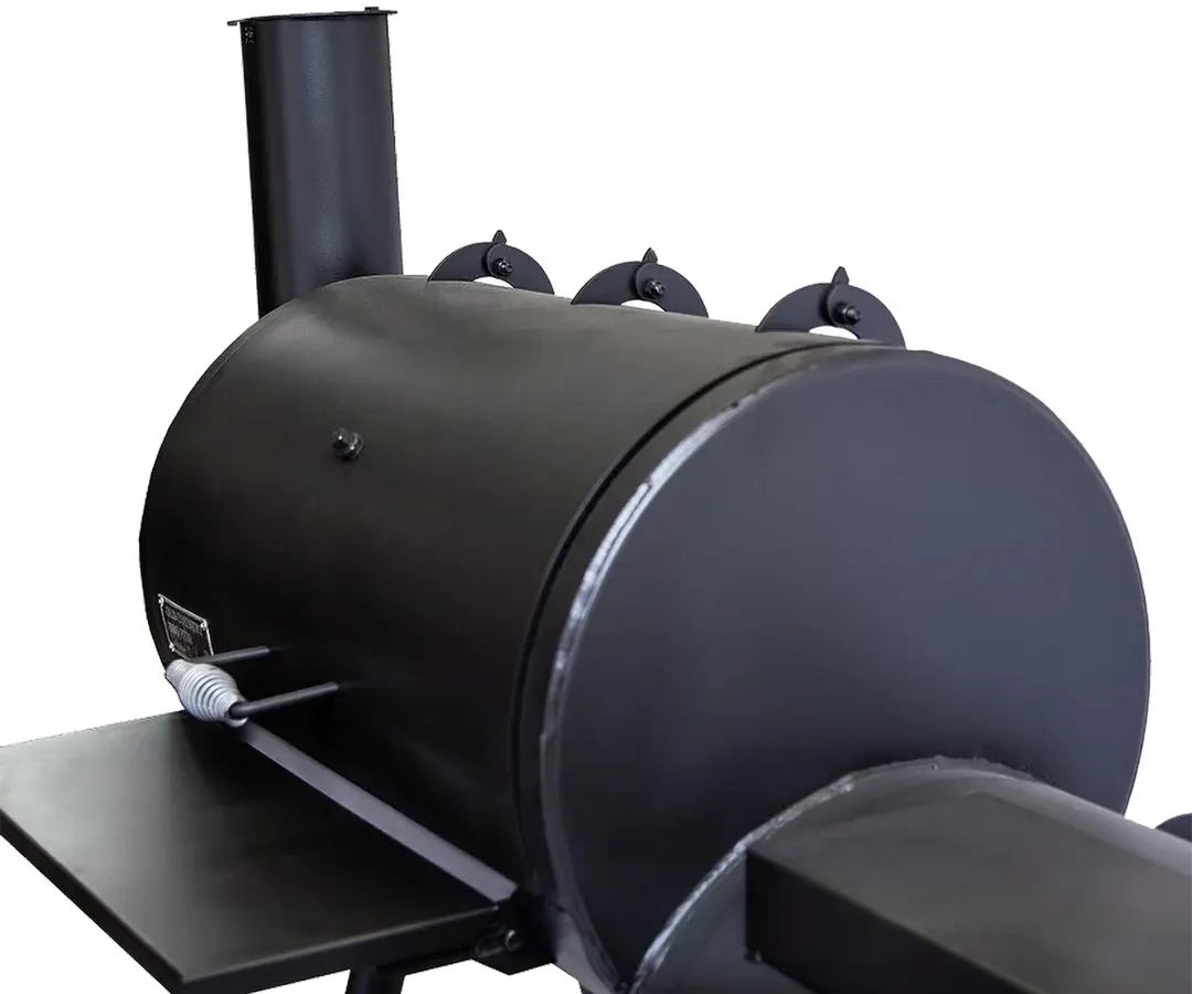 Old Country BBQ Pits WRANGLER Free Standing Smoker Oven with Wood or Charcoal, (1) Comp. / (2) Racks