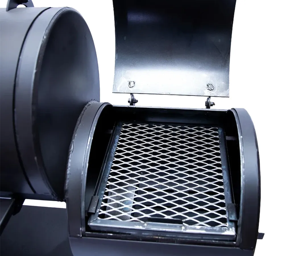Old Country BBQ Pits WRANGLER Free Standing Smoker Oven with Wood or Charcoal, (1) Comp. / (2) Racks