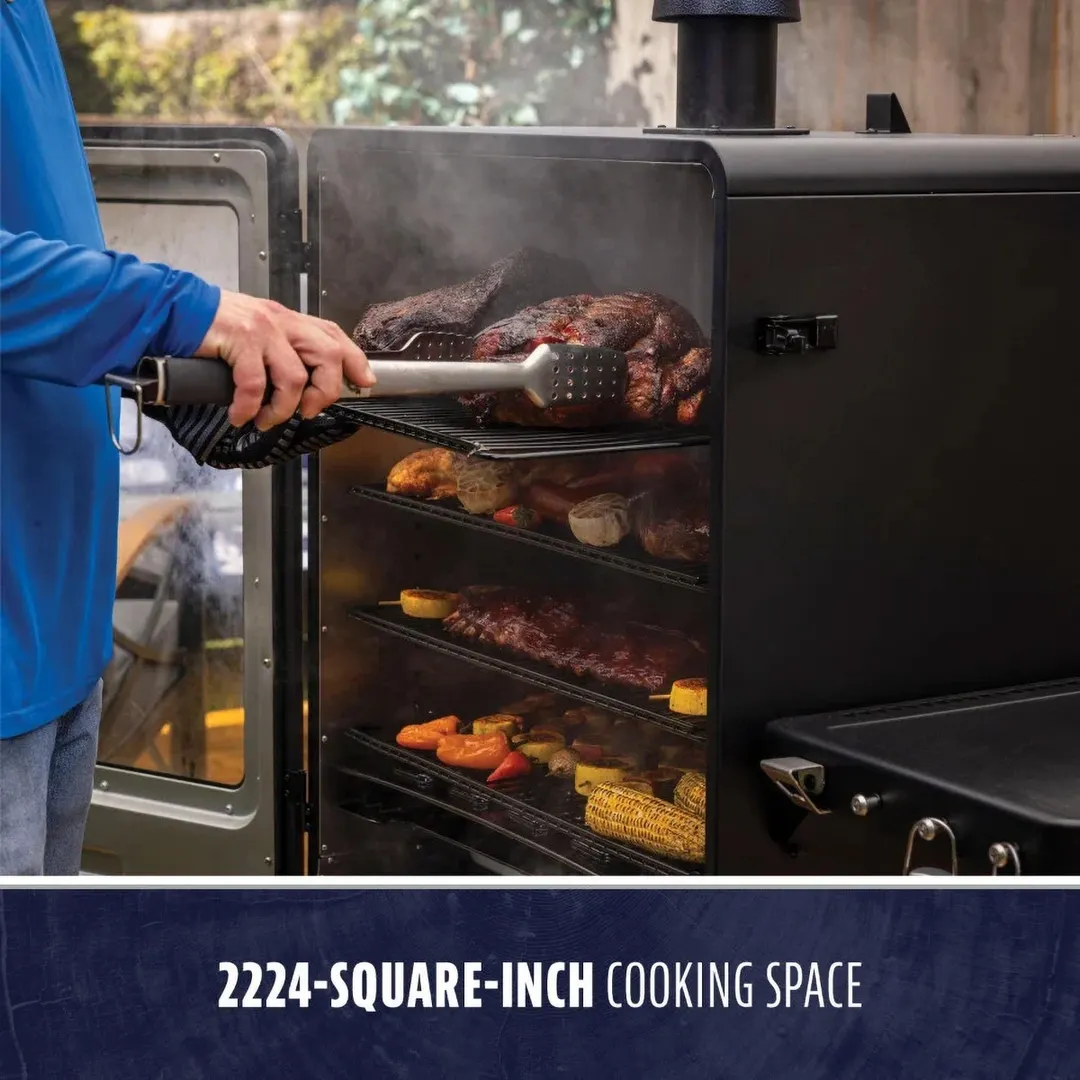 Pit Boss PBV6M Free Standing Smoker Oven with Wood Pellets, (1) Compartment - (5) Racks / 110-120V