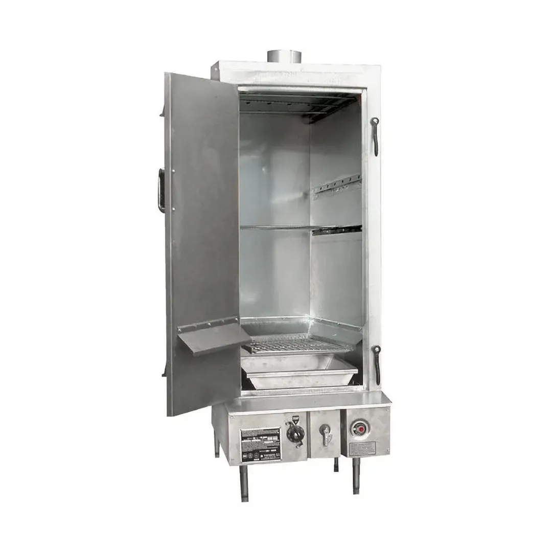 Town SM-24-L-SS-N 24" Masterrange® Smokehouse with Natural Gas, Left Hinged Door - 45,000 BTU