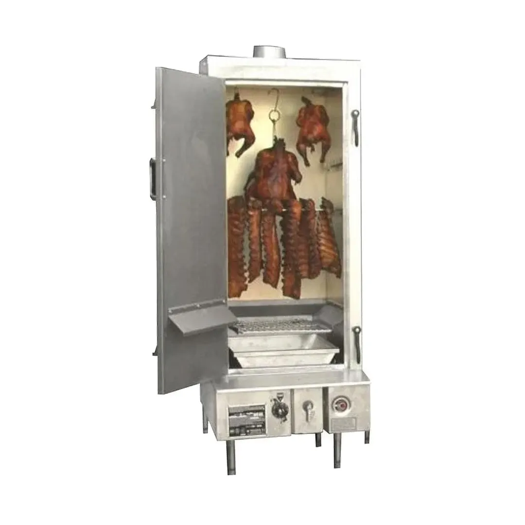 Town SM-24-L-SS-P 24" Masterrange® Smokehouse with Propane Gas, Left Hinged Door - 45,000 BTU