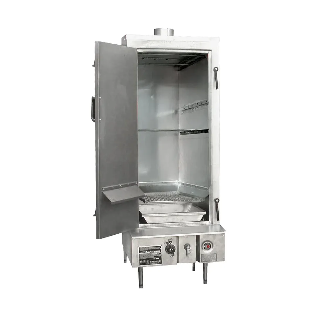 Town SM-24-L-STD-N 24" Masterrange® Smokehouse with Natural Gas, Left Hinged Door - 45,000 BTU