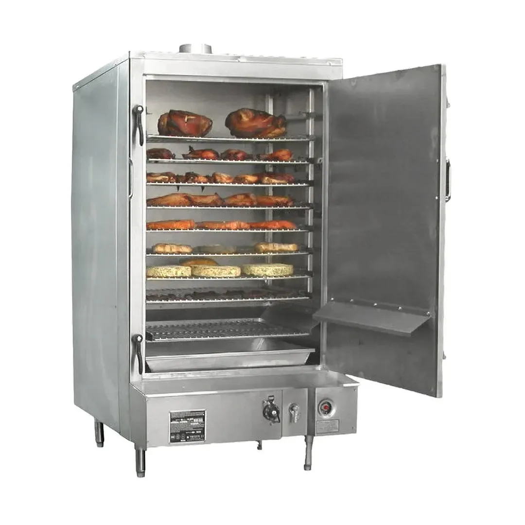 Town SM-36-R-SS-N 36" Masterrange® Smokehouse with Natural Gas, Right Hinged Door - 75,000 BTU