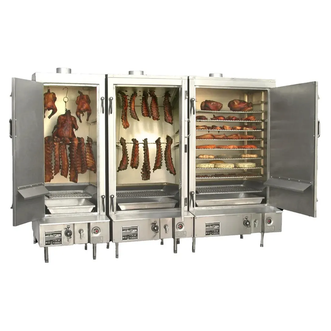 Town SM-36-R-SS-P 36" Masterrange® Smokehouse with Propane Gas, Right Hinged Door - 75,000 BTU