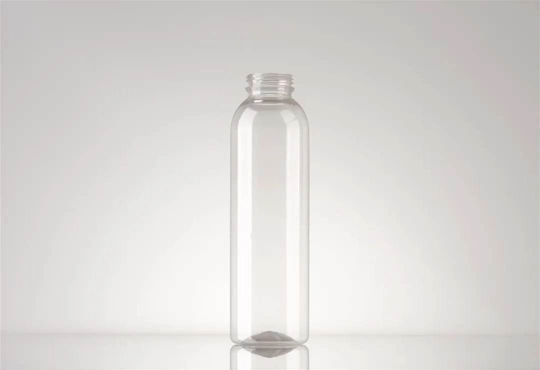 Captiva Containers JBRCC-16OZ-38(DBJ) 16oz Bullet Round Clear Bottle, 38mm Diameter, Clear Glass