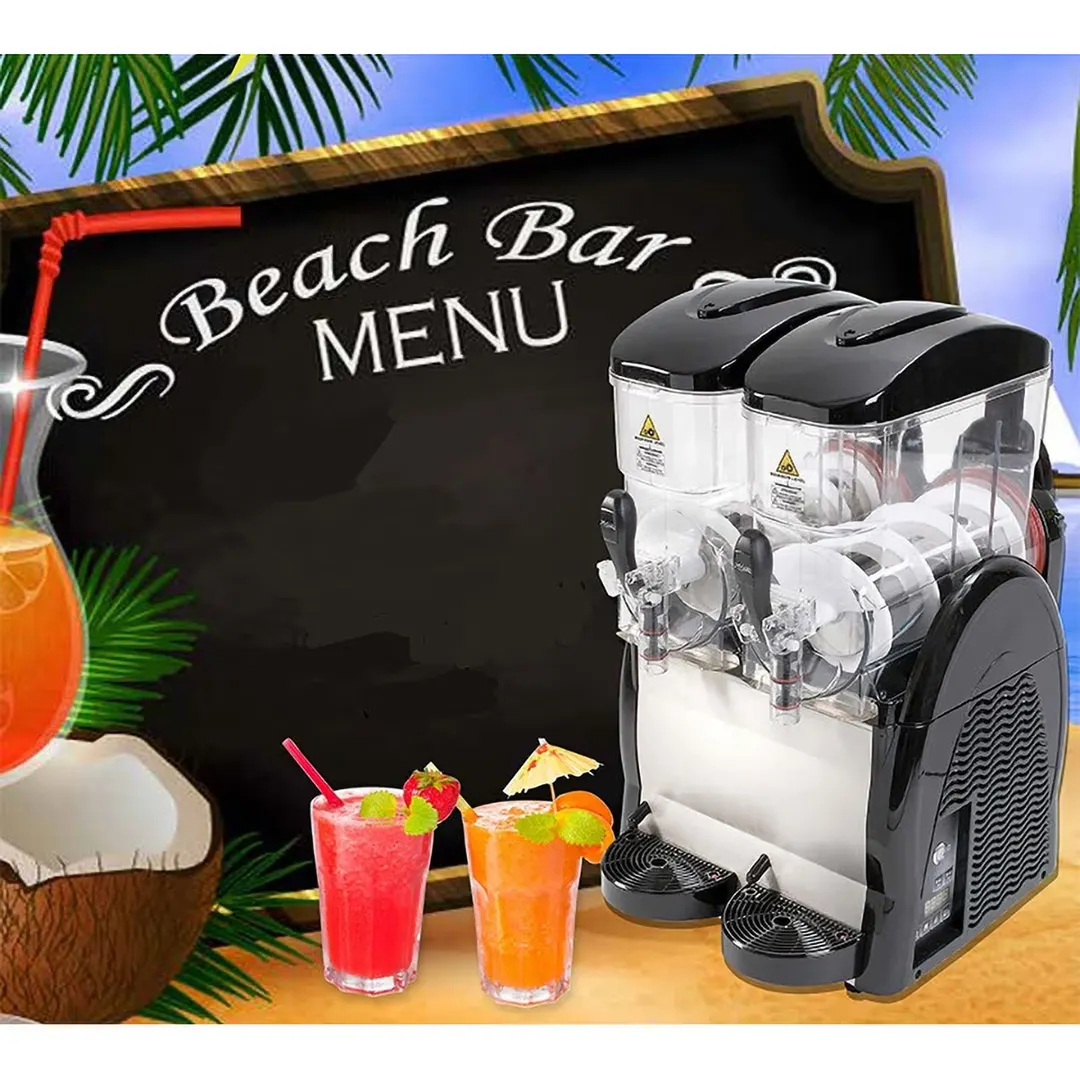 Adcraft SGM-2 Bowl Type Double-Hopper Granita/Slushy Dispenser with 6 gal - 960W / 120V
