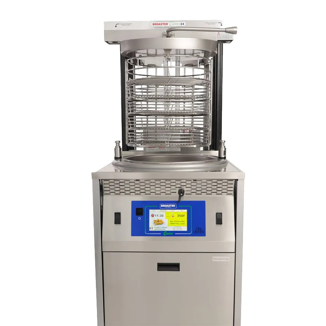 Broaster E-SERIES 24 PRESSURE FRYER, ELECTRIC Automatic Controlled Pressure, Automatic Oil Filtration, 26 lbs Fresh Chicken Capacity