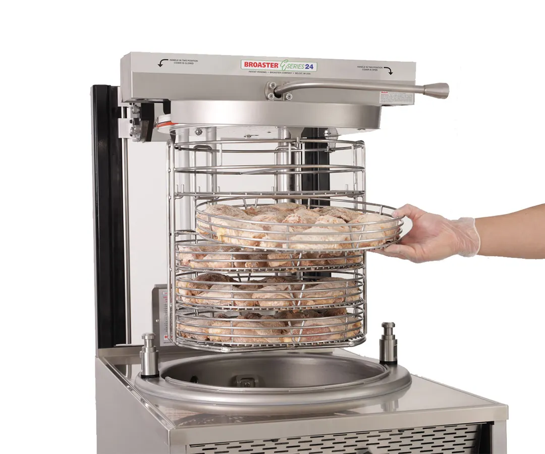 Broaster E-SERIES 24 PRESSURE FRYER, ELECTRIC Automatic Controlled Pressure, Automatic Oil Filtration, 26 lbs Fresh Chicken Capacity