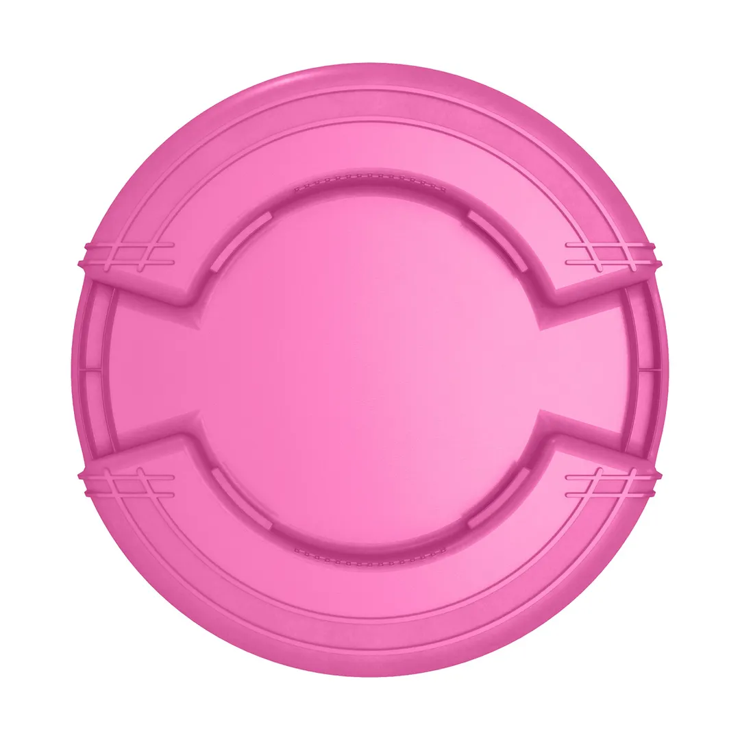 Carlisle 84104426 Bronco™ 44‑Gallon Round Pink Polyethylene Trash Bin, Stackable - 1/Each