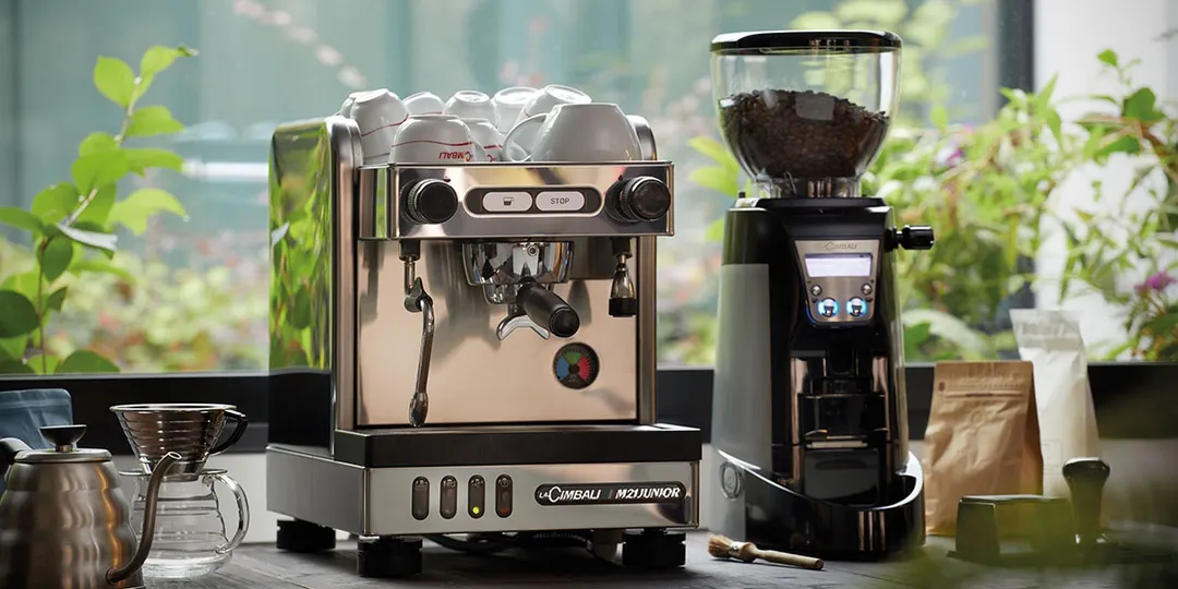 Cimbali M21 JUNIOR DT/1 13" Automatic Espresso Machine without Grinder, 1 Group Head / 1500W - 120V
