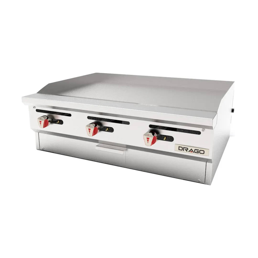 Drago America DRGM36 36" Countertop Gas Griddle