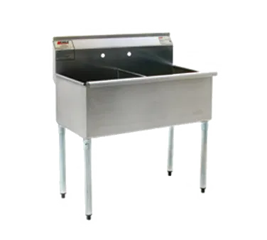 Eagle Group 1836-2-16/4-1X (2) Two Compartment Sink