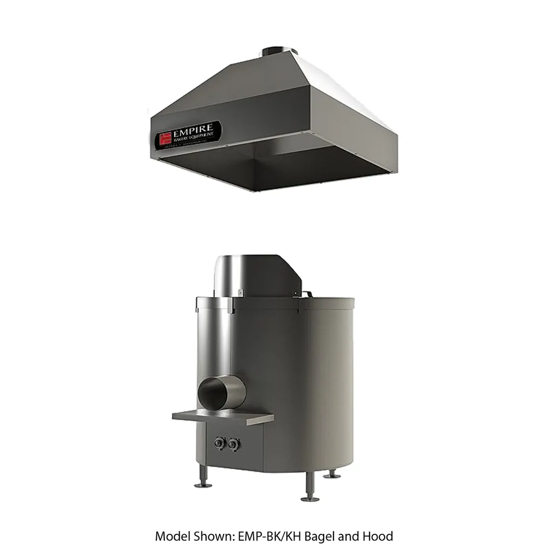 Empire Bakery EMP-BK-25 25 Gallon Floor Stationary Gas Kettle w/ Tri-Leg Base, S.Steel - 120.000 BTU