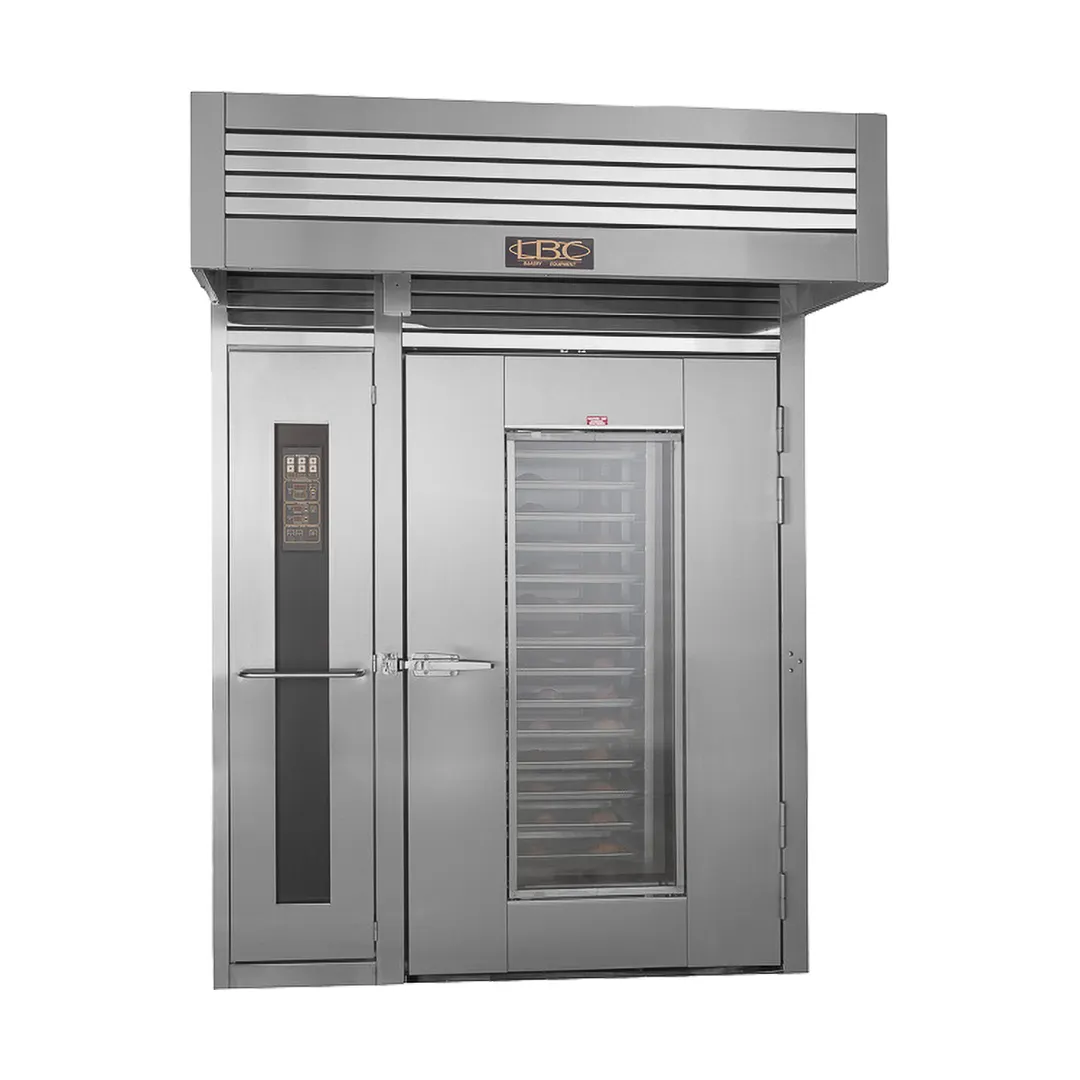 LBC Bakery Eq LRO-2G6 Roll-In Gas Rotating Rack Oven w/ LED Display Control, Double Rack