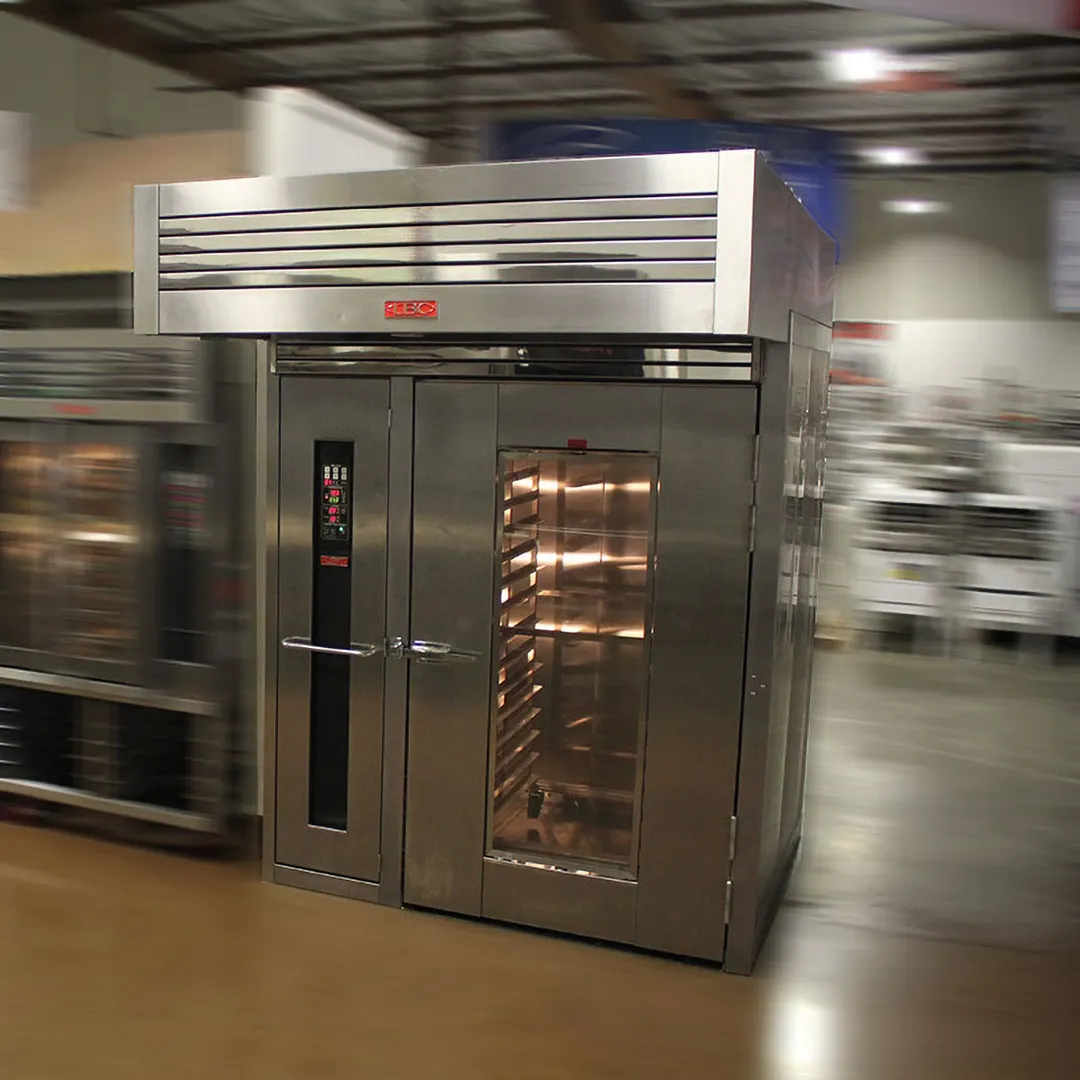 LBC Bakery Eq LRO-2G6 Roll-In Gas Rotating Rack Oven w/ LED Display Control, Double Rack