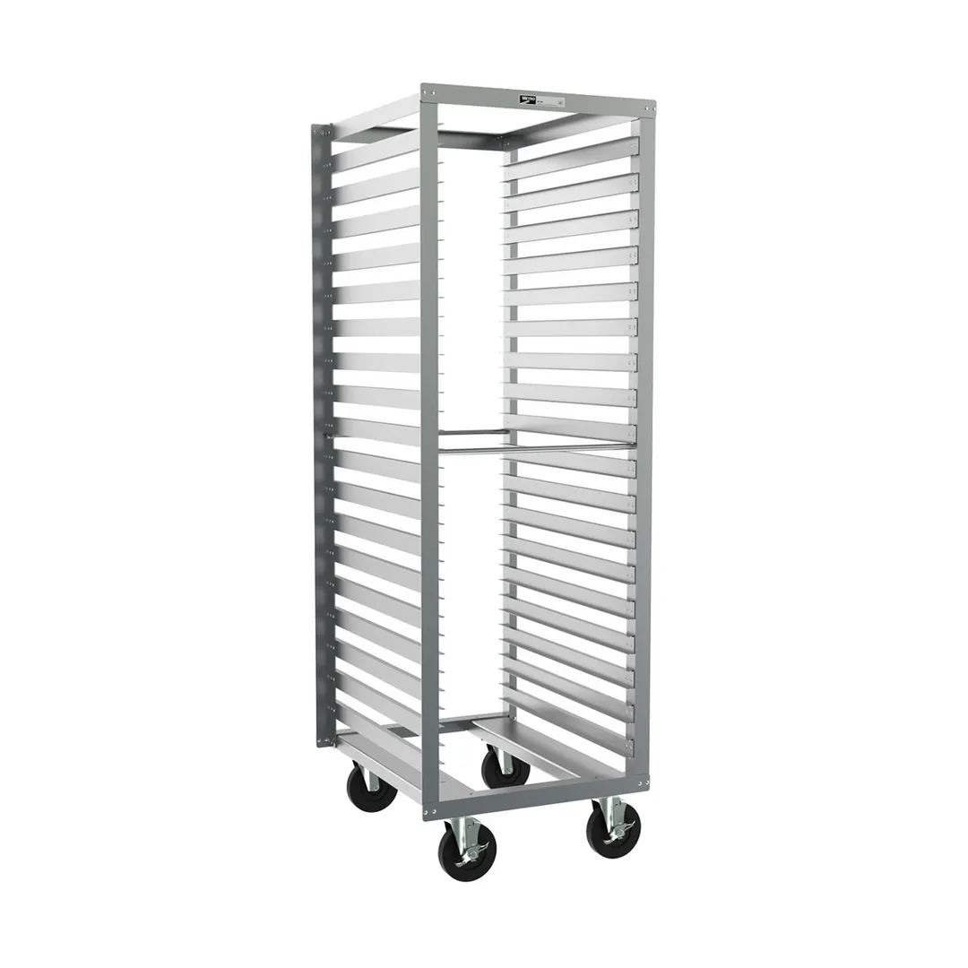 Metro RF13N 36 Pan Aluminum End Load Roll-In Refrigerator Pan Rack, Assembled